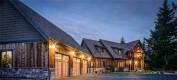 Rustic TImberframe - COMPRESSED - Night Exterior front