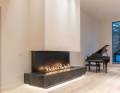 Contemporary - E Fireplace closeup